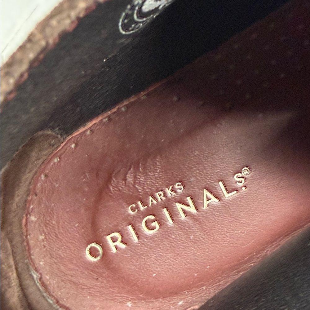 Clarks Originals Boots Mens 11.5 M Desert Trek Brown Suede Chukka Moccasin - Picture 10 of 11
